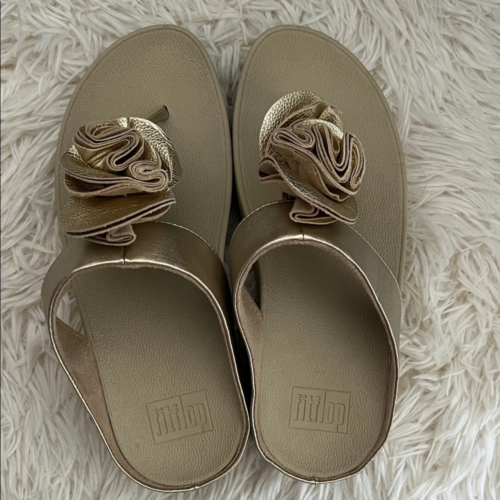 FitFlop Metallic Gold Women's Sandals